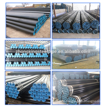 ASTM A53 black carbon steel seamless pipe